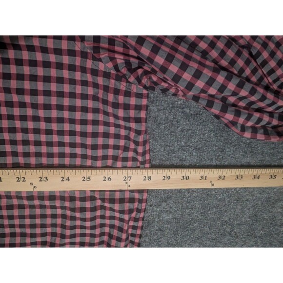 Robert Graham Shirt Mens 2XLT Flip Cuff Long Sleeve Plaid - Picture 4 of 7